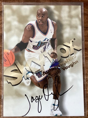 Jacque Vaughn original signed Autogrammkarte 1998-99 Skybox Premium - Bild 1 von 4