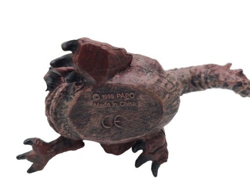 1999 Papo Fire Breathing Dragon Figure Apx. 4" Red Vintage - Picture 9 of 9