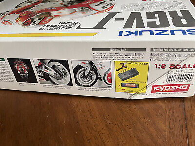 Rare Kyosho HANG-ON Racer SUZUKI RGV-Γ RVG-F 1/8 RC BIKE Rare Kyosho HANG-ON Racer SUZUKI RGV-Γ RVG-F 1/8 RC BIKE
