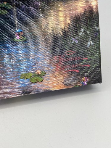 Disney Cinderella Thomas Kinkade Picture Print Gallery Wrapped Canvas COA 14x14 - Picture 6 of 12