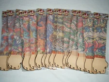 Tattoo Sleeves For Kids 18pcs Meshed Nylon Arm Warmer Sun Protectors