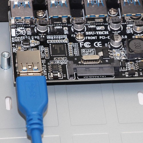 FU3401 PCI-E to 4 Port USB 3.0 PCI Express Expansion Card for Desktop - Afbeelding 9 van 9