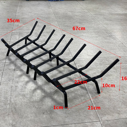 Feuerrost 67x35cm Schwarz Kaminrost Ofenrost Rost Kaminzubehör für Kamine Öfen - Bild 8 von 9