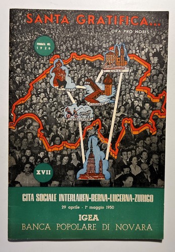 Santa Gratifica - XVII Gita Sociale Interlaken Berna Lucerna Zurigo - 1950 - 第 1/3 張圖片