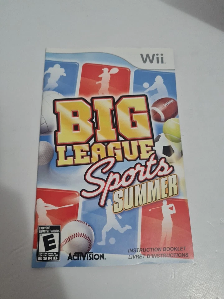Big League Sports Summer Game Complete w/Manual/Case & Tested For Wii. - Image 4 of 4