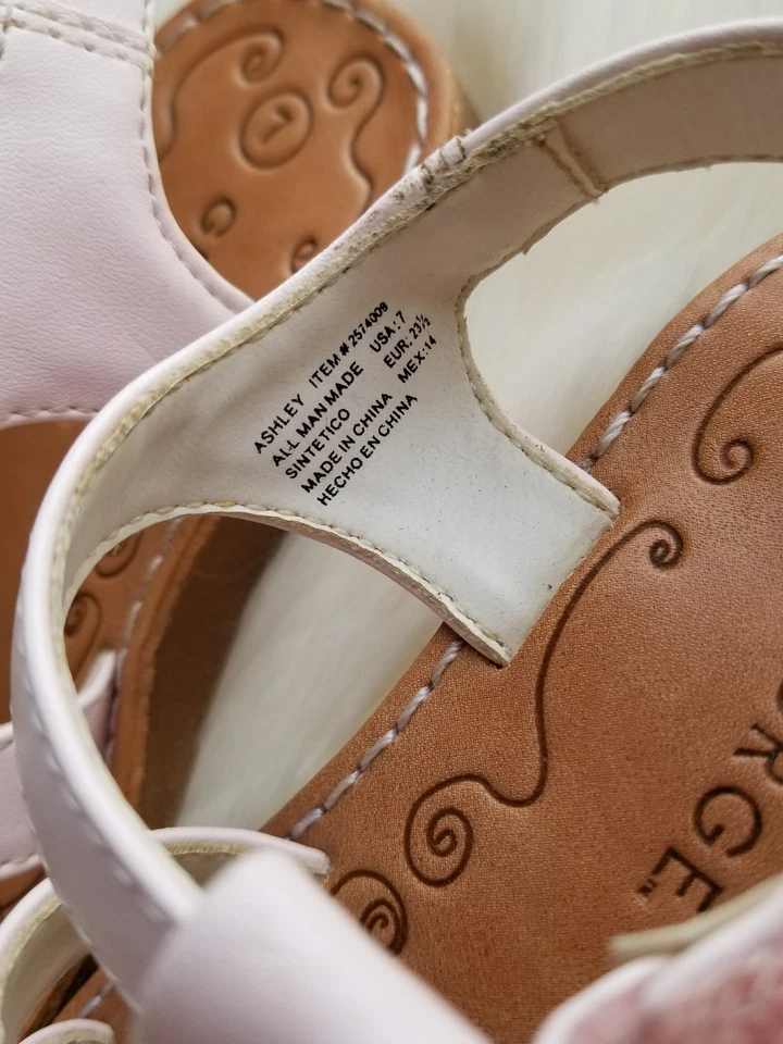 George Brand ~ Tamanho Infantil 7 ~ Ashley ~ Sandálias Buquê de Flores - Imagem 4 de 4