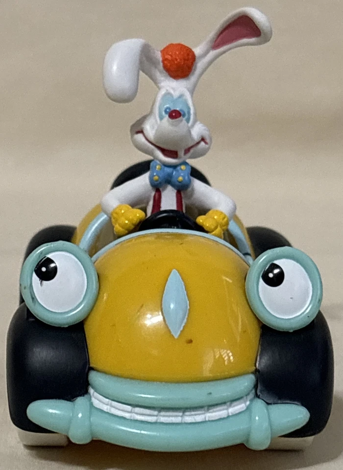 Who Framed Roger Rabbit and Bennie the Cab - Amblin Pull Back Friction Car Foto 2 de 4