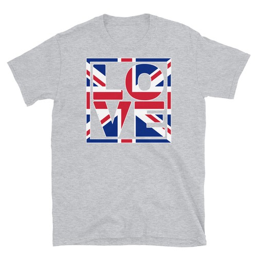 Camisa con bandera del Reino Unido bandera camisa Union Jack manga corta unisex - Imagen 3 de 4