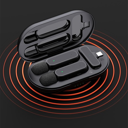 Wireless Lavalier Microphone Audio Video Recording Type C For Android Phones - Afbeelding 7 van 19