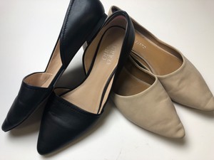 franco sarto pointy toe leather flats