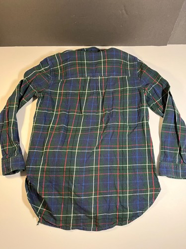 Madewell Women's Flannel Shirt in Dark Plaid Small Style E4761 Minor Flaw EUC! - Picture 8 of 9
