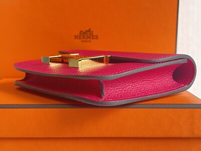 Hermes Constance Slim Wallet With 13mm Reversible Belt Strap