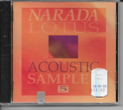 NARADA LOTUS ACOUSTIC SAMPLER 5 by Various Artists (SEALED NEW CD, Apr-1994) - Picture 1 of 2