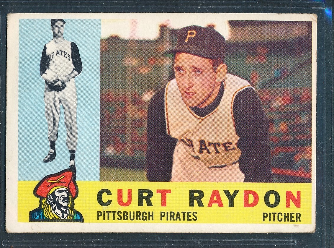 1960 Topps Set-Break #49: CURT RAYDON "Pittsburgh Pirates" ~ VG-EX