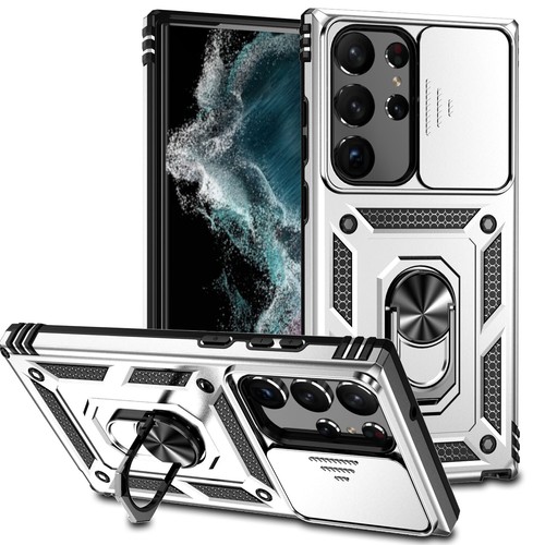 Funda con soporte de anillo ultra a prueba de golpes para Samsung S22 S23 S24 FE S25 - Imagen 14 de 77
