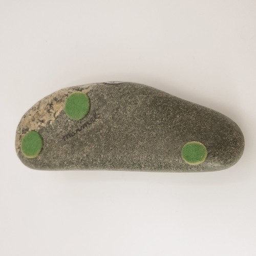 Hand Painted Art Stone Rock Smiling Whale Signed - Picture 9 of 10
