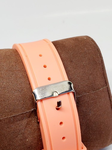 Watch peach color Band rubber strap - Picture 5 of 11