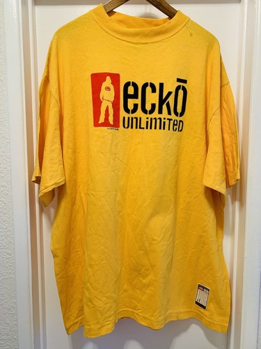 VTG Ecko Unlimited Big Graphic NYC Streetwear Limited Edition T-Shirt Size XXL - 第 1/5 張圖片