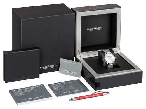 Maurice Lacroix Eliros Date Reloj Hombre EL1118-SS002-110-1 Milanaise Correa Acero Inoxidable - Imagen 4 de 10