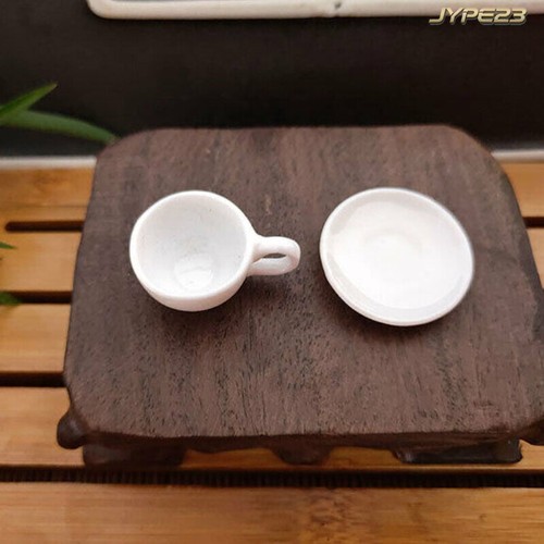 Miniatur Keramik Teeset Maßstab 1:12 Puppenhaus Kaffeegeschirr Küchenaccessoires - Bild 6 von 12