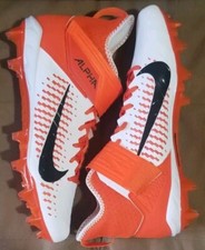 Nike Alpha Menace Pro 2 Mid Football Cleats Orange White BV3945-103 Men's Sz 12