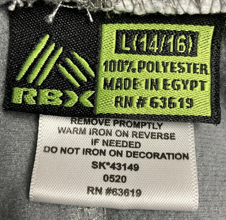 RBX Youth Sweatpants Large (14/16) Gray.    4881 - Image 3 of 3