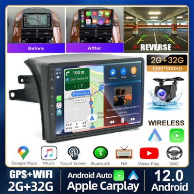 For Toyota Sienna 2004-2010 Android 12 Apple CarPlay Car Radio GPS Navi w/Camera
