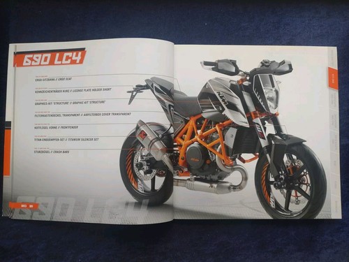 KTM 125 200 Duke 690 LC4 950 990 Supermoto Adventure RC8 Prospekt 2012 - Picture 4 of 8
