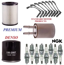 Tune Up Kit Filters Spark Plugs For CHEVROLET TRAIBLAZER EXT V8 5.3L 2003-2004