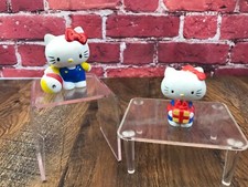 Pair Of RARE Vintage - 1983 SANRIO Co. Ltd. HELLO KITTY PVC Figures 70s-80s Nice