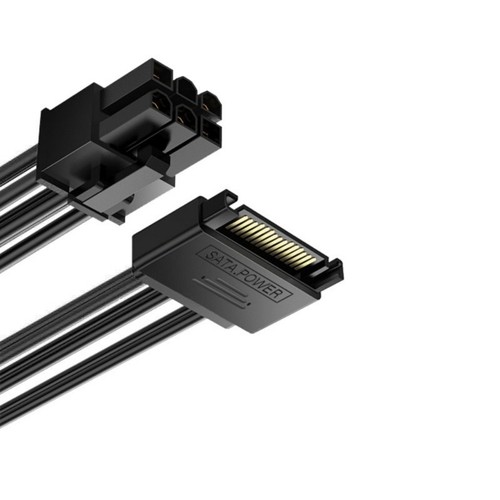 Sata15Pin to 6 Pin Power Connectors Cable for Graphics Card Stable Power Supply - Picture 2 of 14