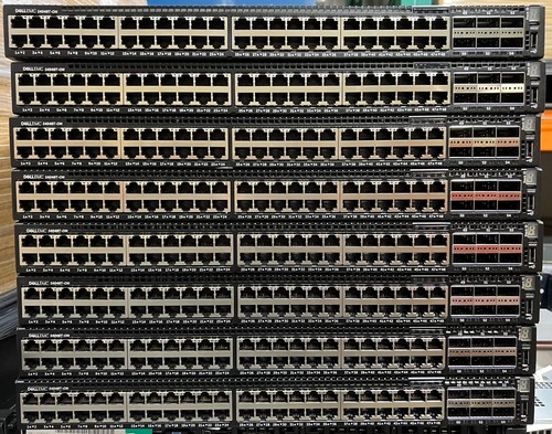 Dell EMC S4048T-ON 48-Port 10GbE 6-Port 40GbE QSFP+ ToR Switch with Rail Kit - Picture 1 of 2