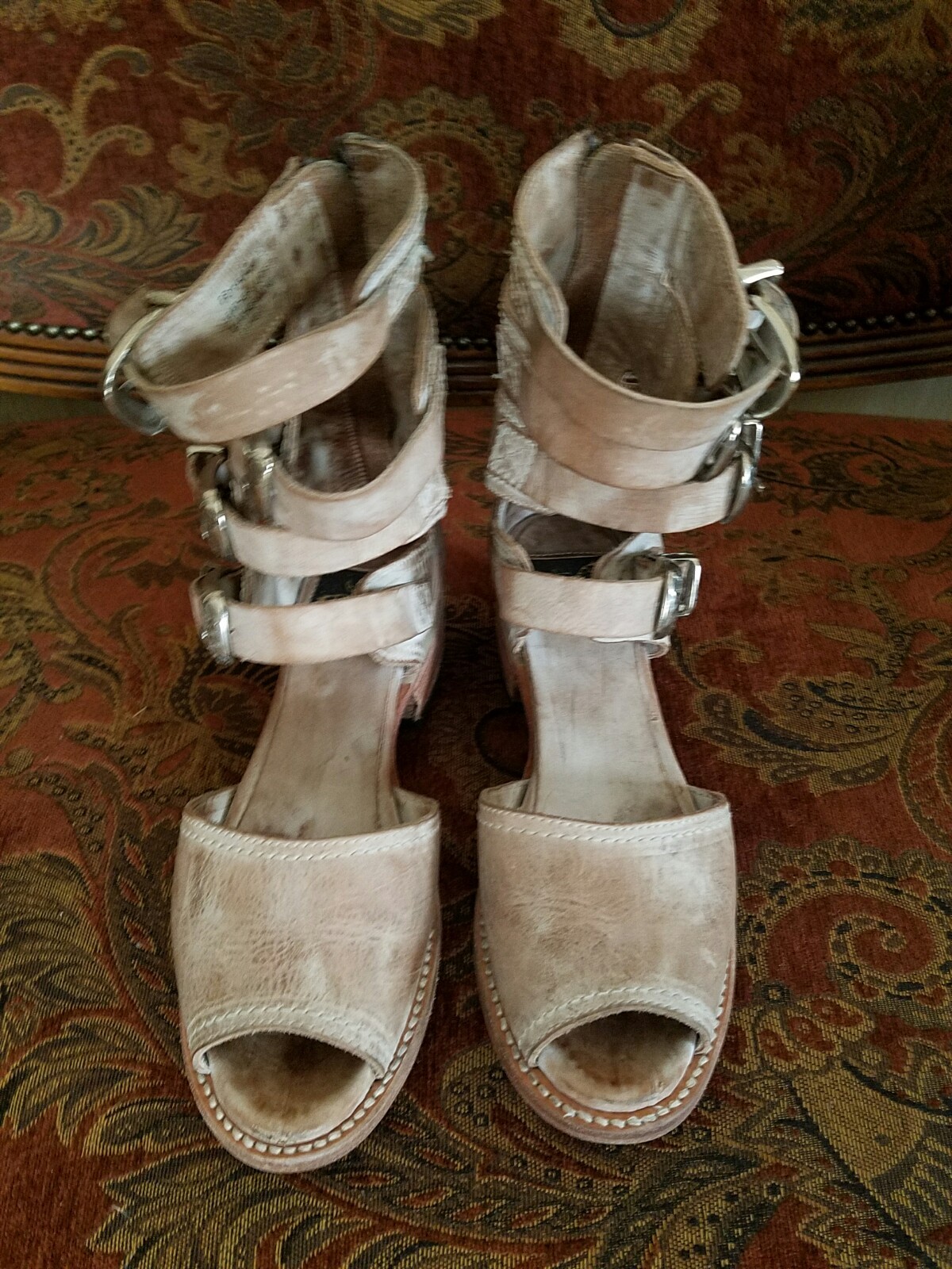 Freebird By Steven Pilar Buckle Open Toe Stiefel Damenschuhe Damenschuhe Damenschuhe Sz 7 2e0159 Freebird By Steven Pilar Buckle Open Toe Stiefel Damenschuhe Damenschuhe Damenschuhe Sz 7 2e0159