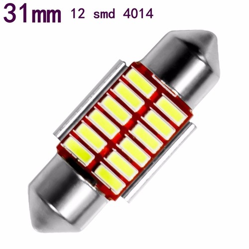 C5W C10W 31 36 39 41 43mm Interior Number Plate Festoon CANBUS COB LED BULB 12v - Picture 13 of 16