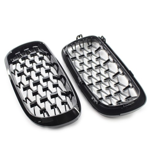 Parrilla delantera último estilo negro diamante Meteor apto para BMW X5 F15 2014-2016 - Imagen 5 de 7