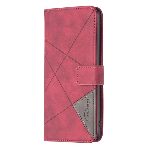 Fashion Splice Leather Wallet Flip Case Cover For iPhone 15 Pro Max 14 13 12 X 6 - Picture 16 of 24