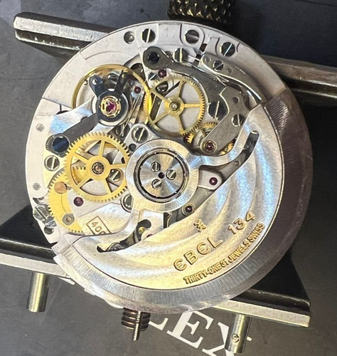 EBEL ZENITH ELPRIMERO CAL 400 WATCH MOVEMENT AND DIAL - Picture 5 of 11