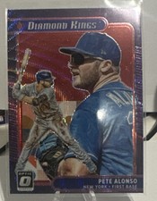 2021 Panini Donruss Optic Diamond Kings Red Wave Pete Alonso #19 Variation ⚾️