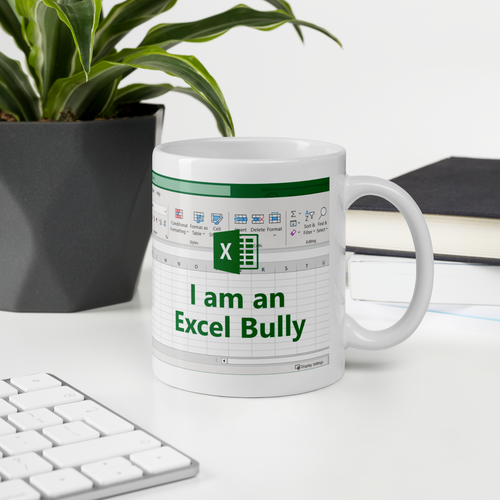 I am an Excel Bully Mug - Funny Excel Spreadsheet Mug - XL Bully Dog Coffee Cup - 第 4/6 張圖片