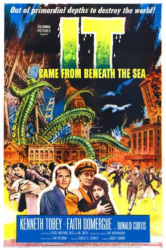 Vintage 1950er 40er Sci-Fi Space B Film Monster Film Reproduktion Retro Poster - Bild 38 von 66