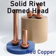 M2 ~ M8 Solid Rivet Copper Percussion Style Nails Domed Head GB867 M3 M4 M5 M6