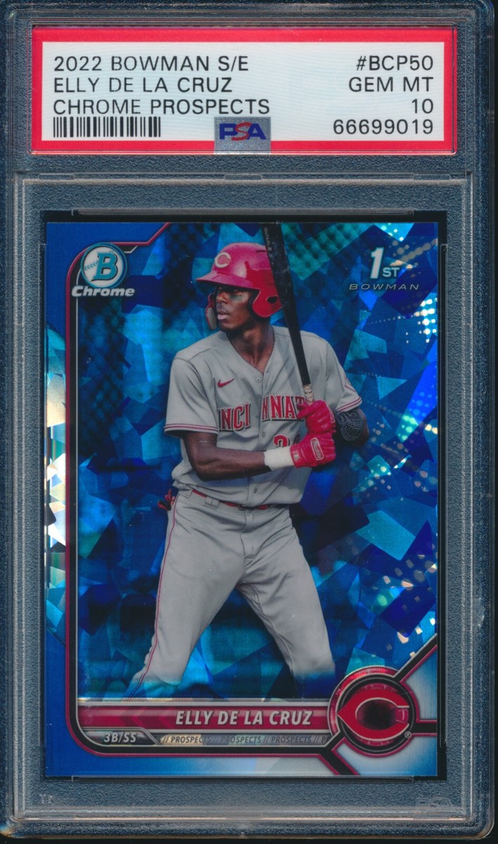 Elly De La Cruz MLB エリーデラクルーズ　PSA10 PSA 10 ELLY DE LA CRUZ 1st 2022 Bowman Chrome SAPPHIRE