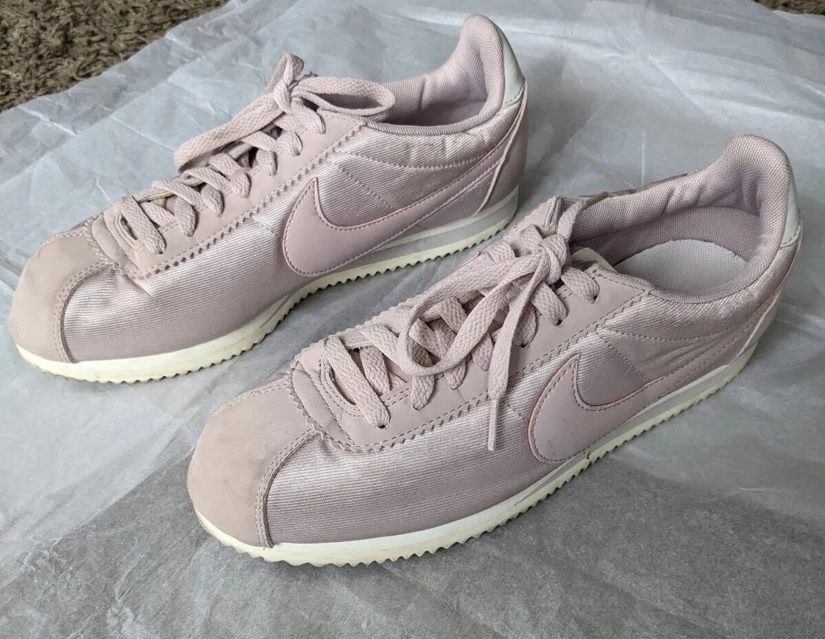 Pink nylon nike cortez 2025