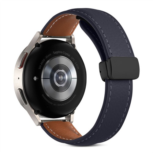20/22mm Magnetyczny skórzany pasek do Samsung Galaxy Watch7 5 4 6 Klasyczny pasek 44mm - Zdjęcie 21 z 27