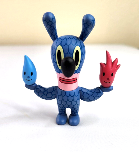Gary Baseman Vinyl Figurine Aqua Fire Water Bunny Naked Bones Pop Art Miniature - Picture 13 of 22