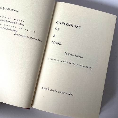 Yukio Mishima, Meredith Weatherby / Confessions of a Mask 1st Edition 1958 - Picture 4 of 4