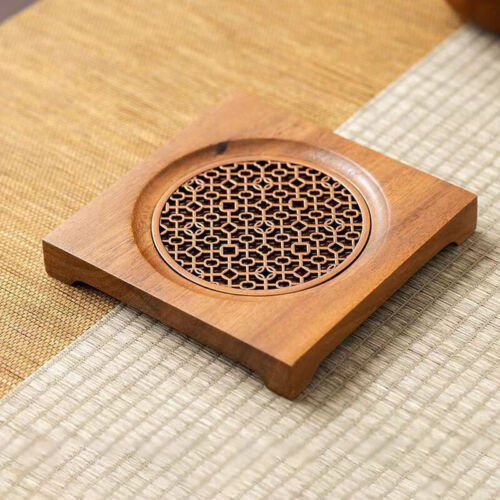 Chinese Wooden Tea Tray Solid Bamboo Tea Board Kung Fu Tea Tools for Cup Tray - Picture 25 of 27