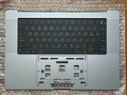 NEUF Topcase Palm Rest Clavier rétroéclairage gris 16"MacBook Pro M2 Max 2023 A2780