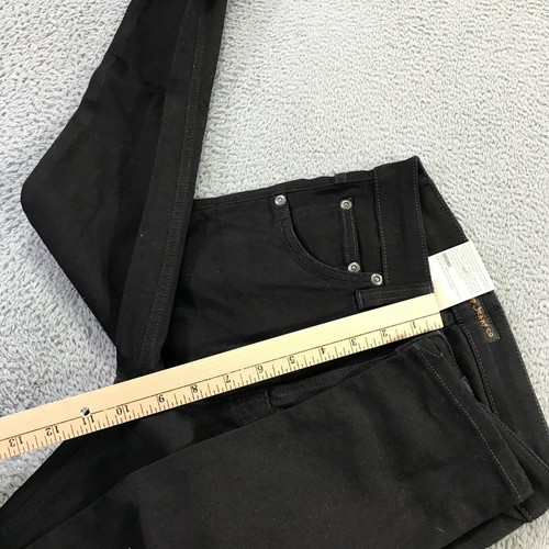 Nudie Jeans Womens 26 X 30 Hightop Tilde Black Organic Cotton Stretch 112809 - Picture 5 of 9