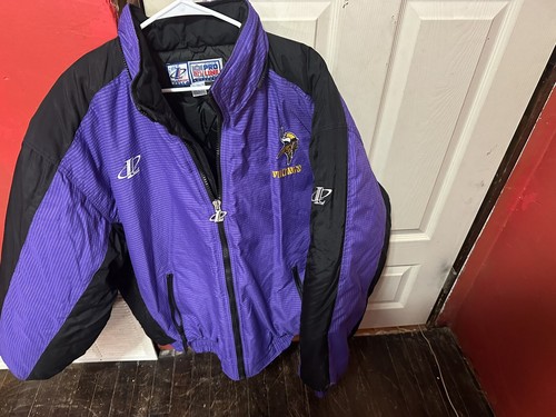 Mens 2xl Viking Nfl Proline Winter Coat - 第 3/11 張圖片
